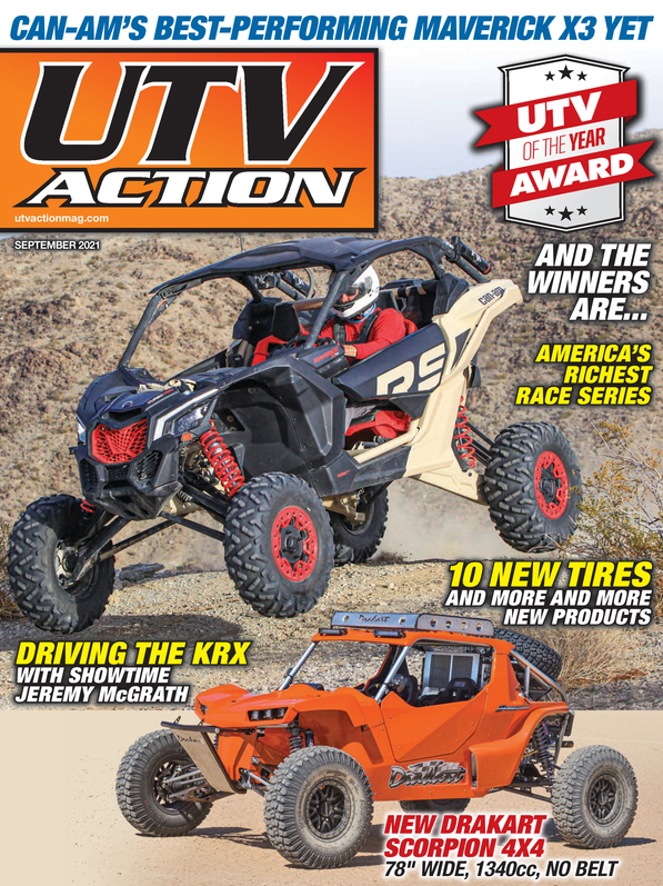 UTV-Action September 01, 2021 Issue Cover