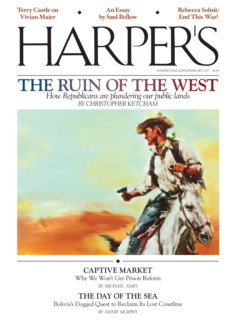 Harpers February 01, 2015 Issue Cover