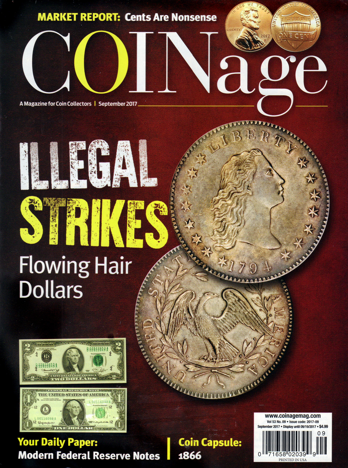 Coinage September 01, 2017 Issue Cover