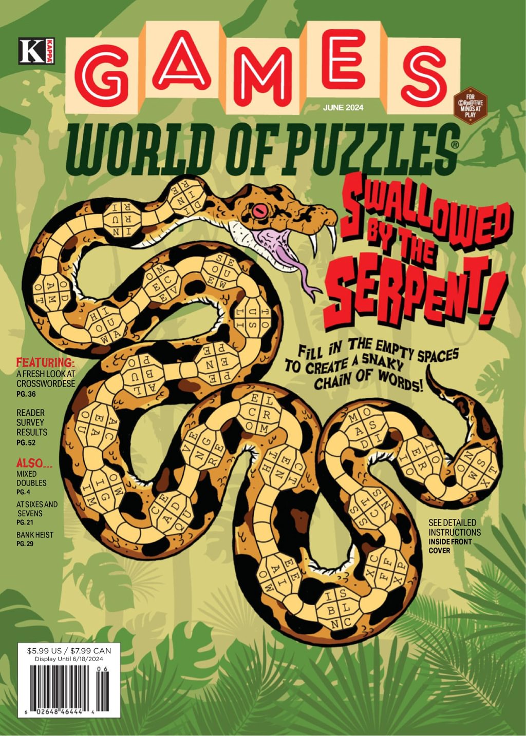 Games-World-of-Puzzles June 01, 2024 Issue Cover