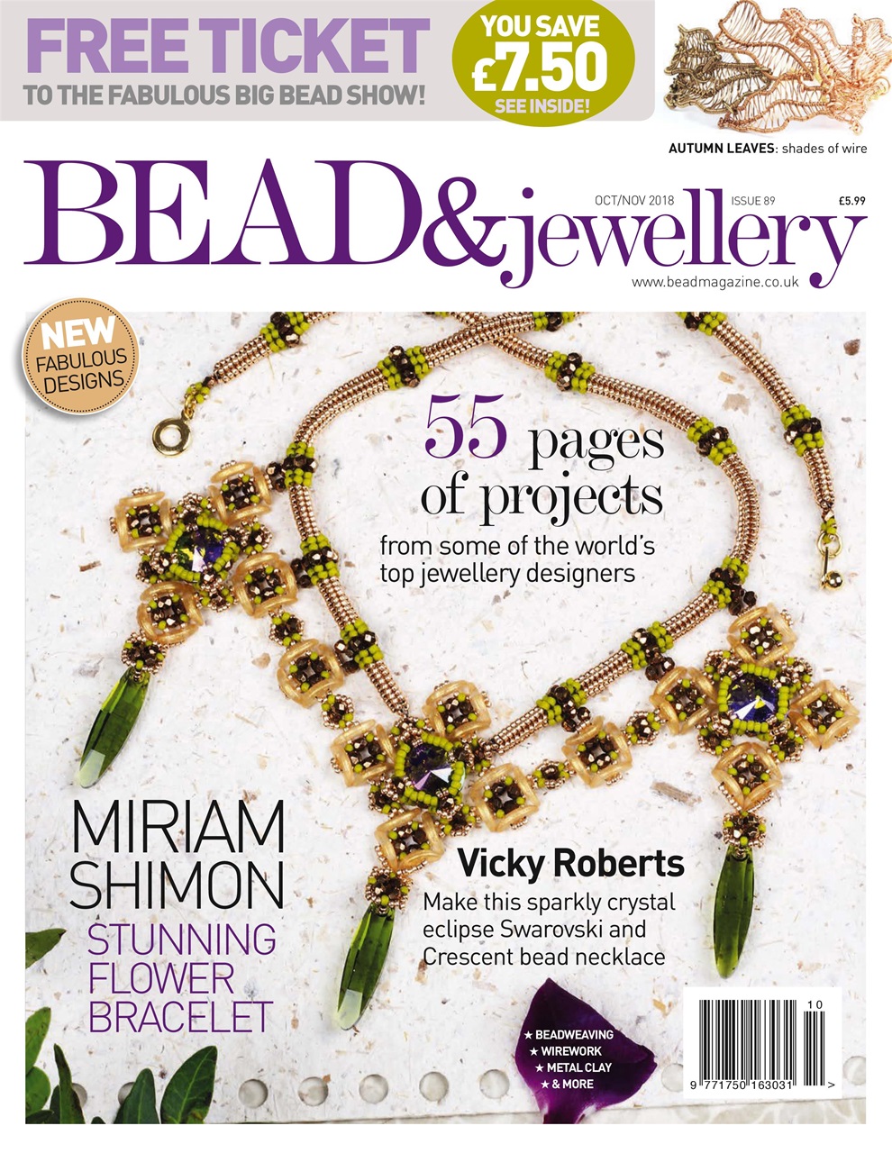 Bead-and-Jewellery October 01, 2018 Issue Cover