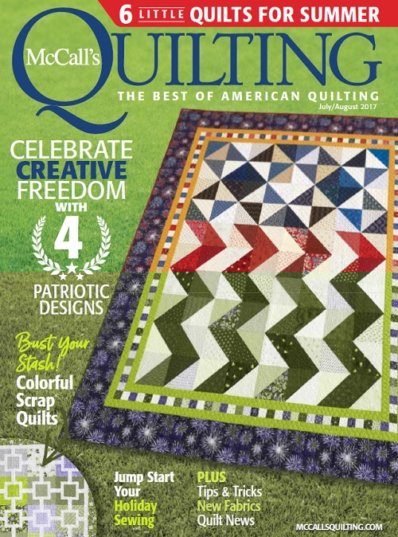 McCall's Quilting July 01, 2017 Issue Cover