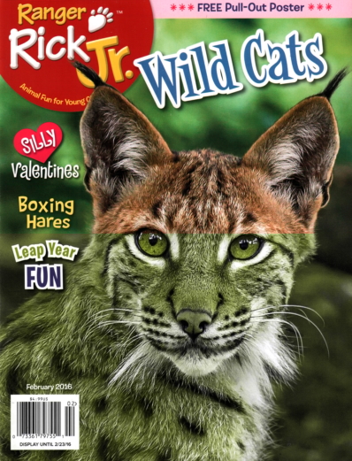 Ranger Rick Jr. February 01, 2016 Issue Cover