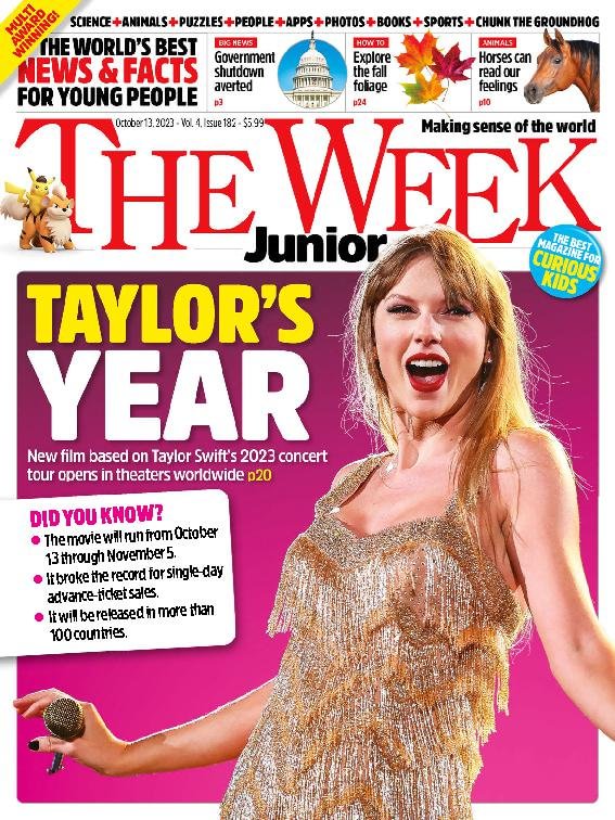 The-Week-Junior October 13, 2023 Issue Cover