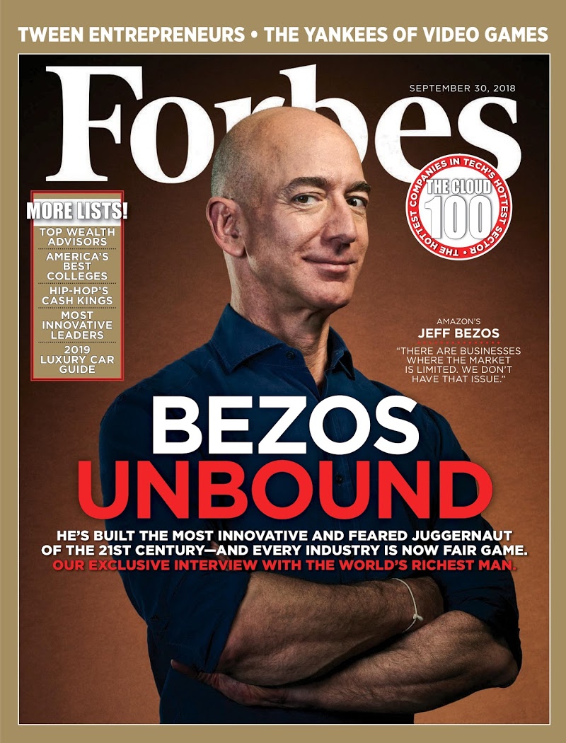 Forbes September 30, 2018 Issue Cover