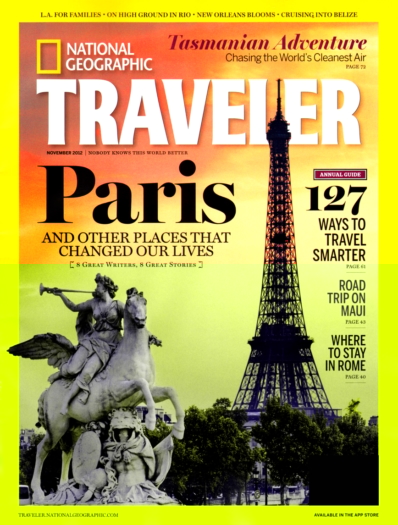 National Geographic Traveler November 01, 2012 Issue Cover