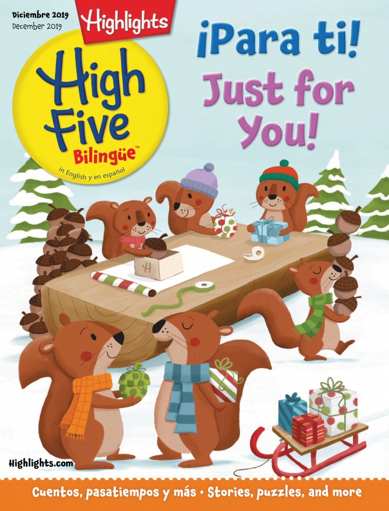 Highlights-High-Five-Bilingue December 01, 2019 Issue Cover