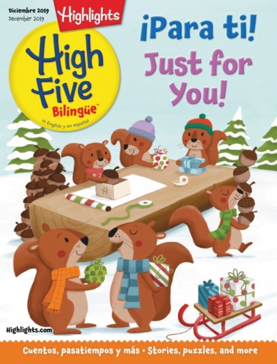 Highlights High Five Bilingue December 01, 2019 Issue Cover