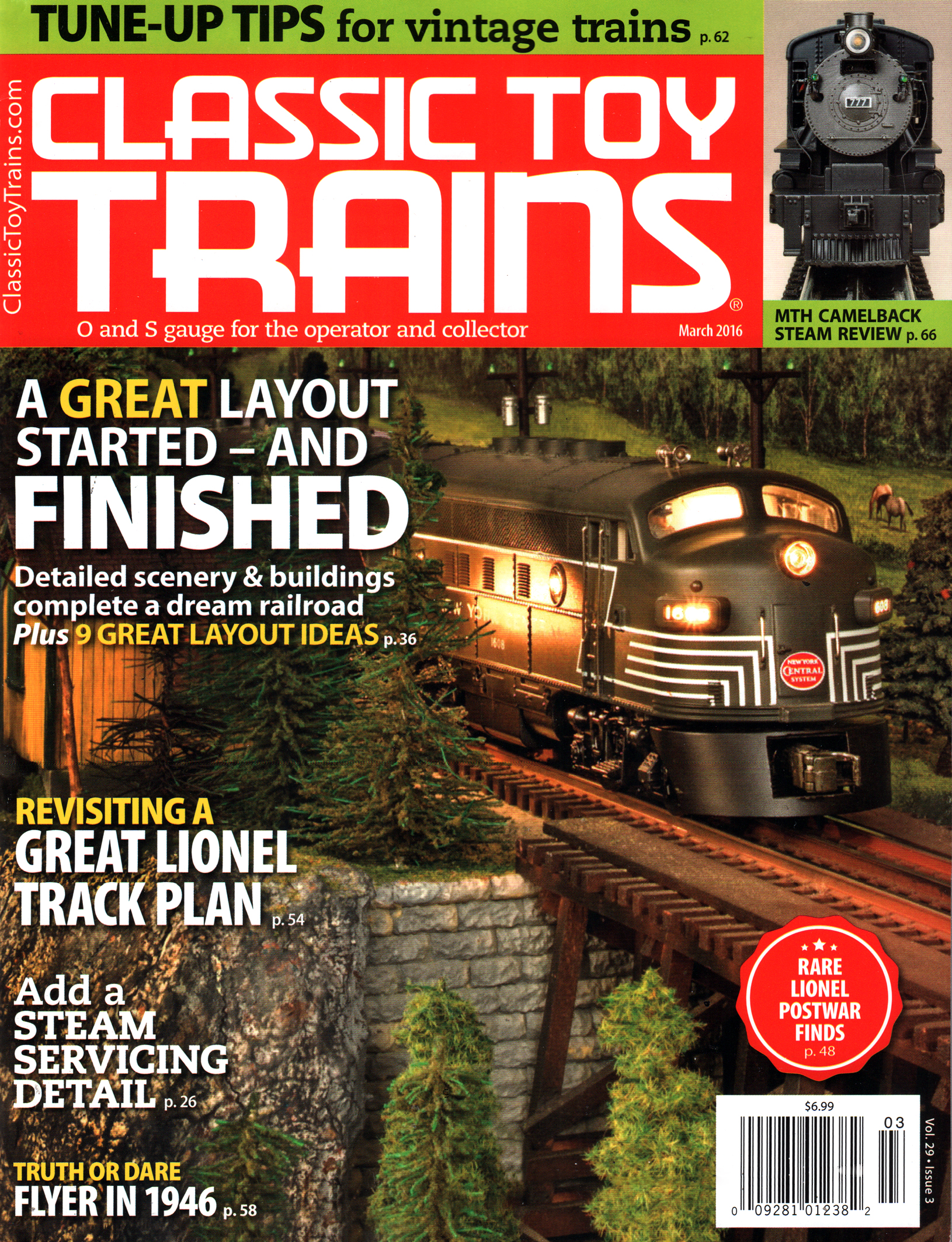 Classic-Toy-Trains March 01, 2016 Issue Cover