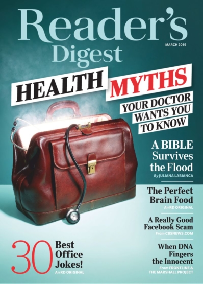 Reader's Digest March 01, 2019 Issue Cover