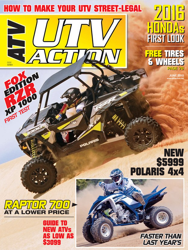 UTV-Action June 01, 2015 Issue Cover