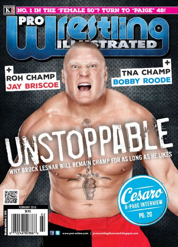 Pro-Wrestling-Illustrated February 01, 2015 Issue Cover