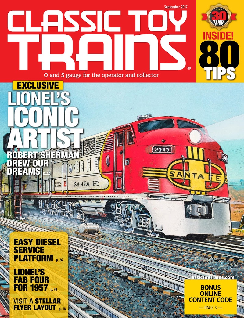 Classic-Toy-Trains September 01, 2017 Issue Cover