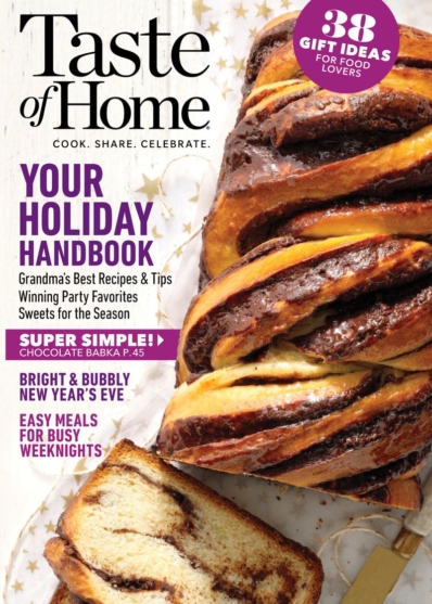 Taste of Home December 01, 2019 Issue Cover