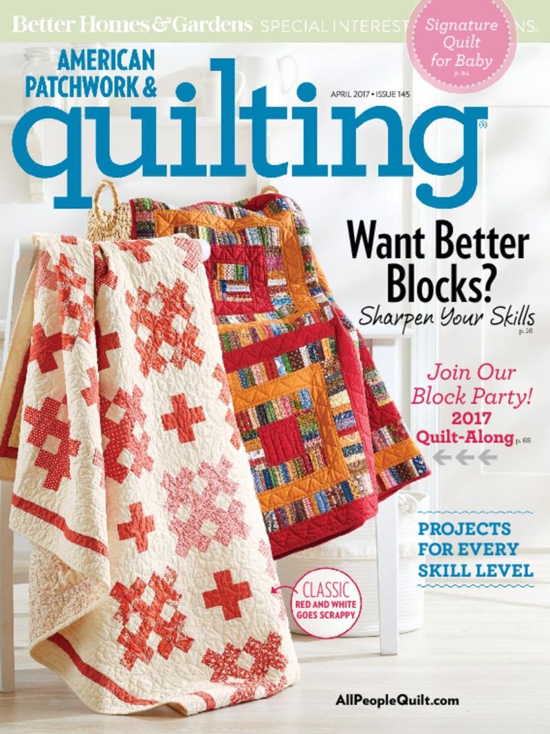 american-patchwork-and-quilting April 01, 2017 Issue Cover