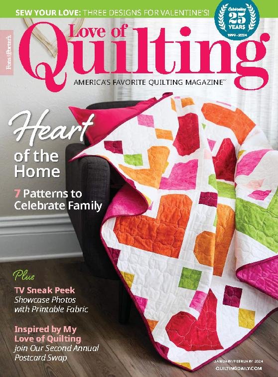 Fons-and-Porters-Love-of-Quilting January 01, 2024 Issue Cover