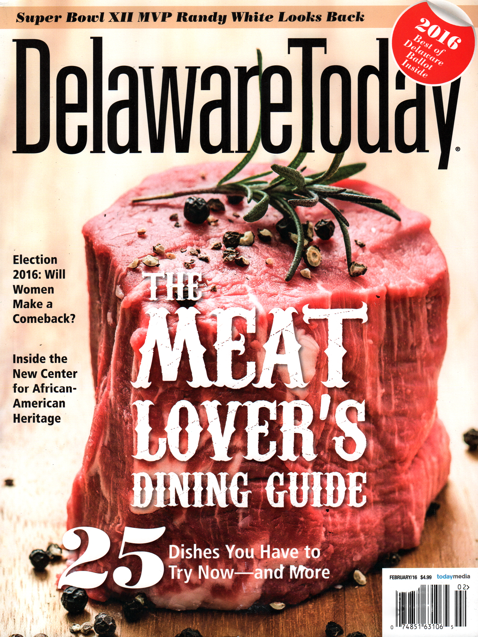 Delaware-Today February 01, 2016 Issue Cover
