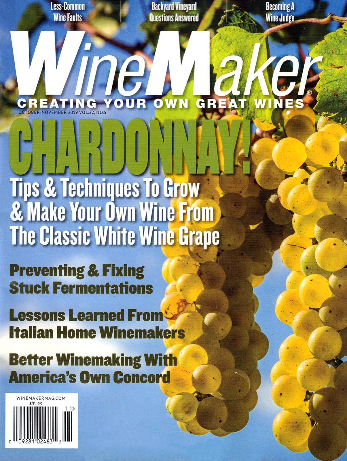 Winemaker October 01, 2019 Issue Cover