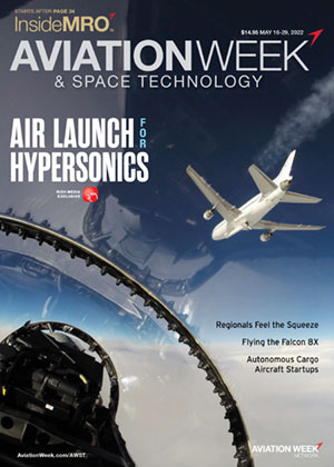 Aviation-Week-and-Space-Technology May 16, 2022 Issue Cover