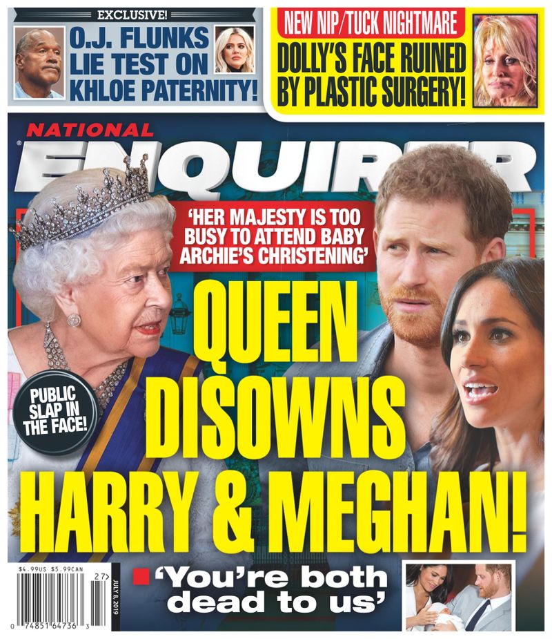 national-enquirer July 01, 2019 Issue Cover