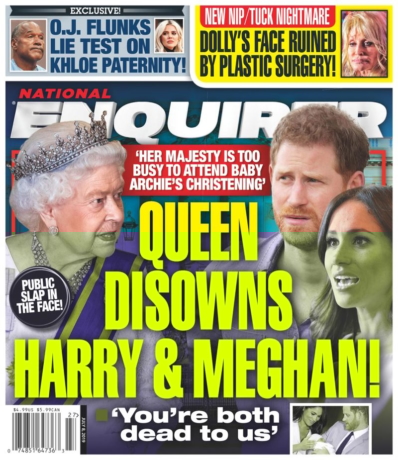 National Enquirer July 01, 2019 Issue Cover