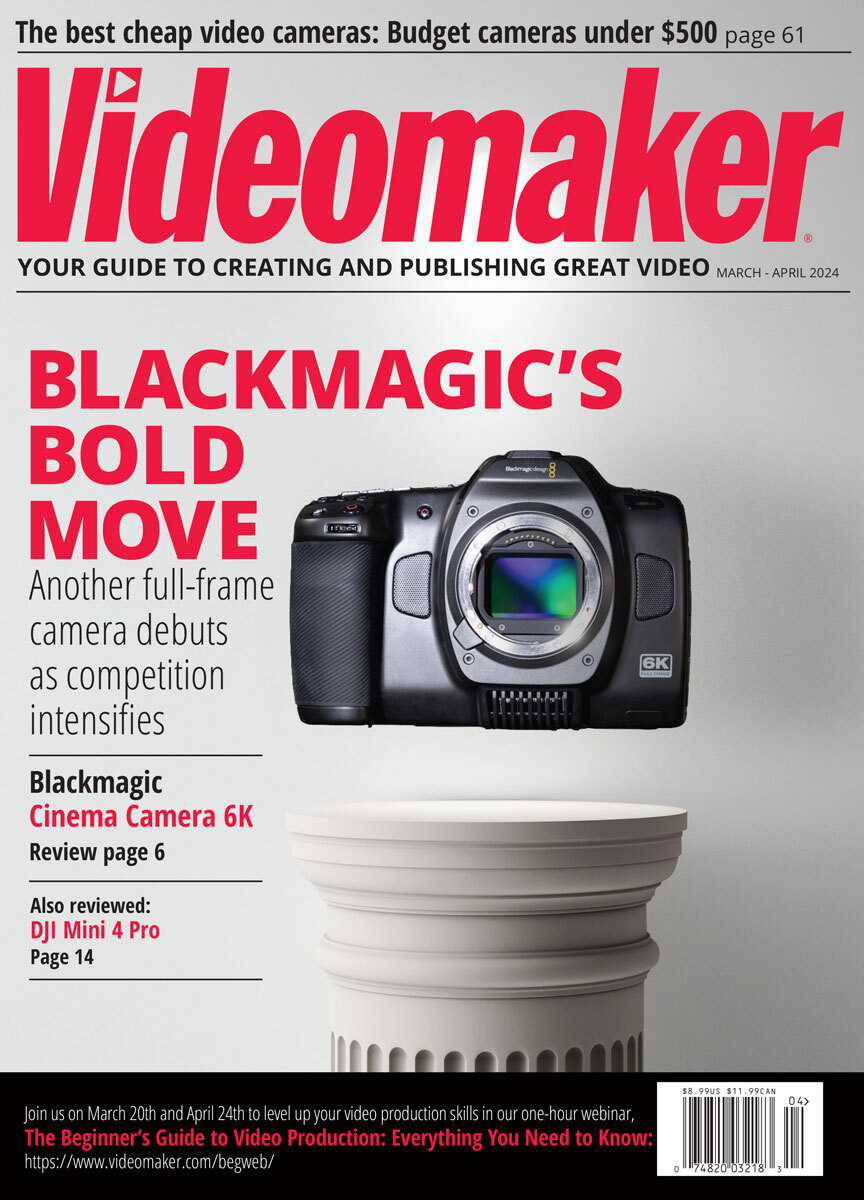 Videomaker March 01, 2024 Issue Cover