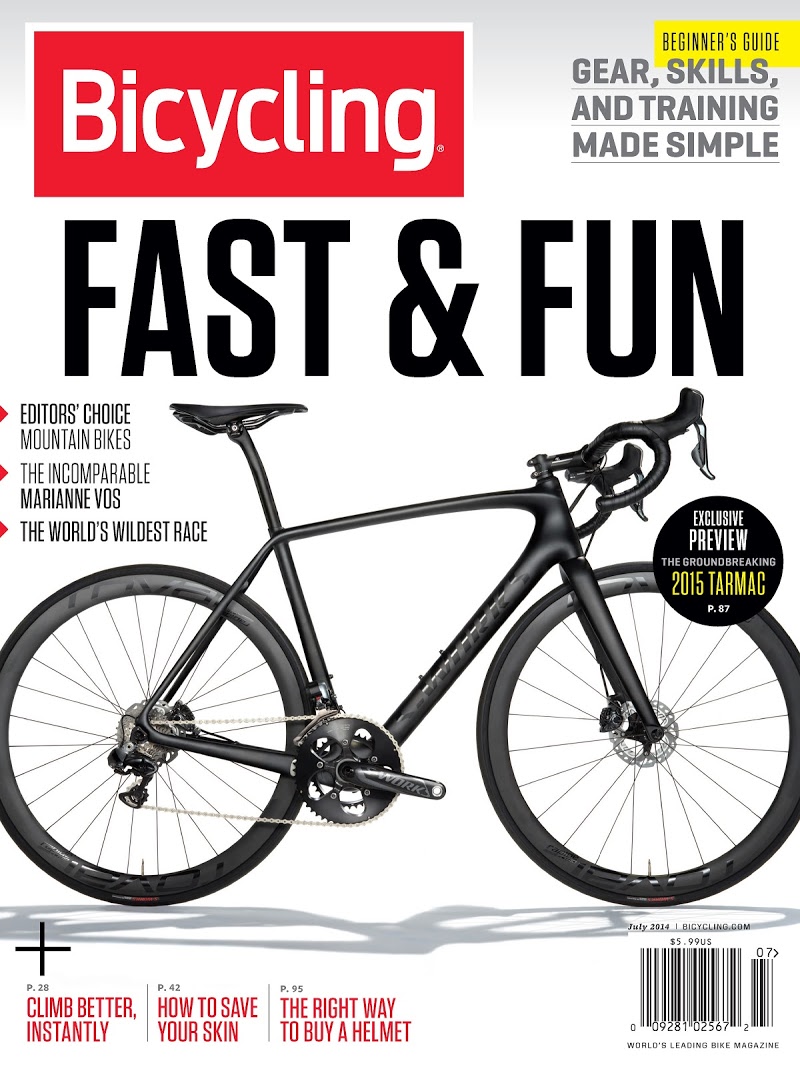 Bicycling July 01, 2014 Issue Cover