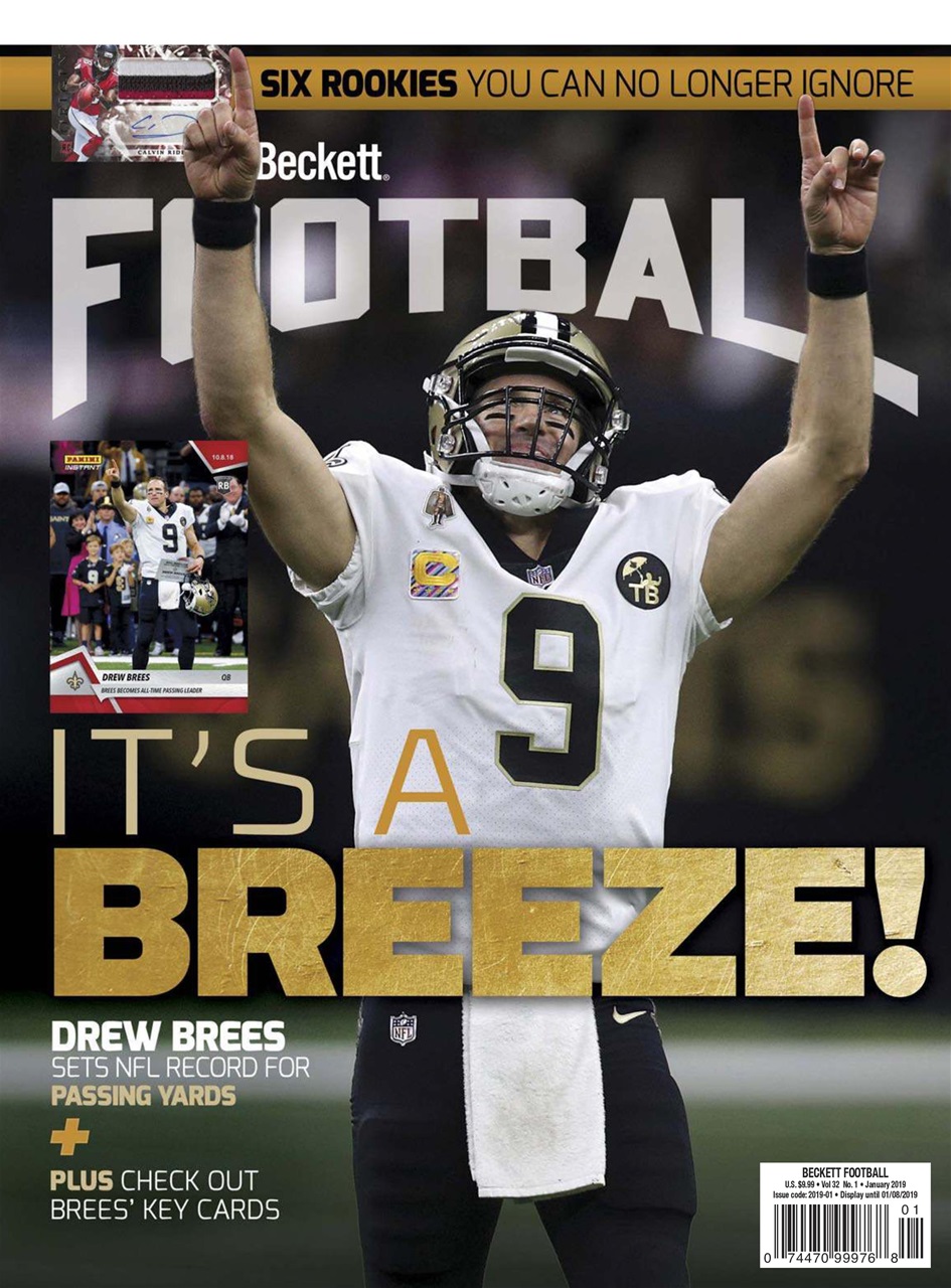 Beckett-Football January 01, 2019 Issue Cover