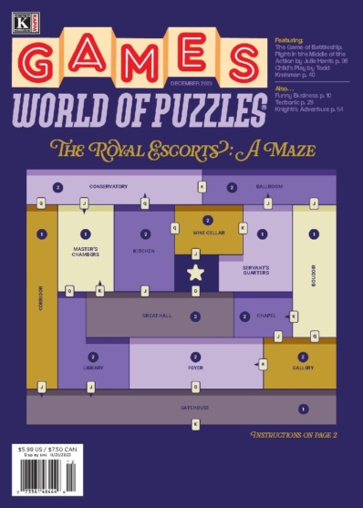 Games World of Puzzles December 01, 2023 Issue Cover