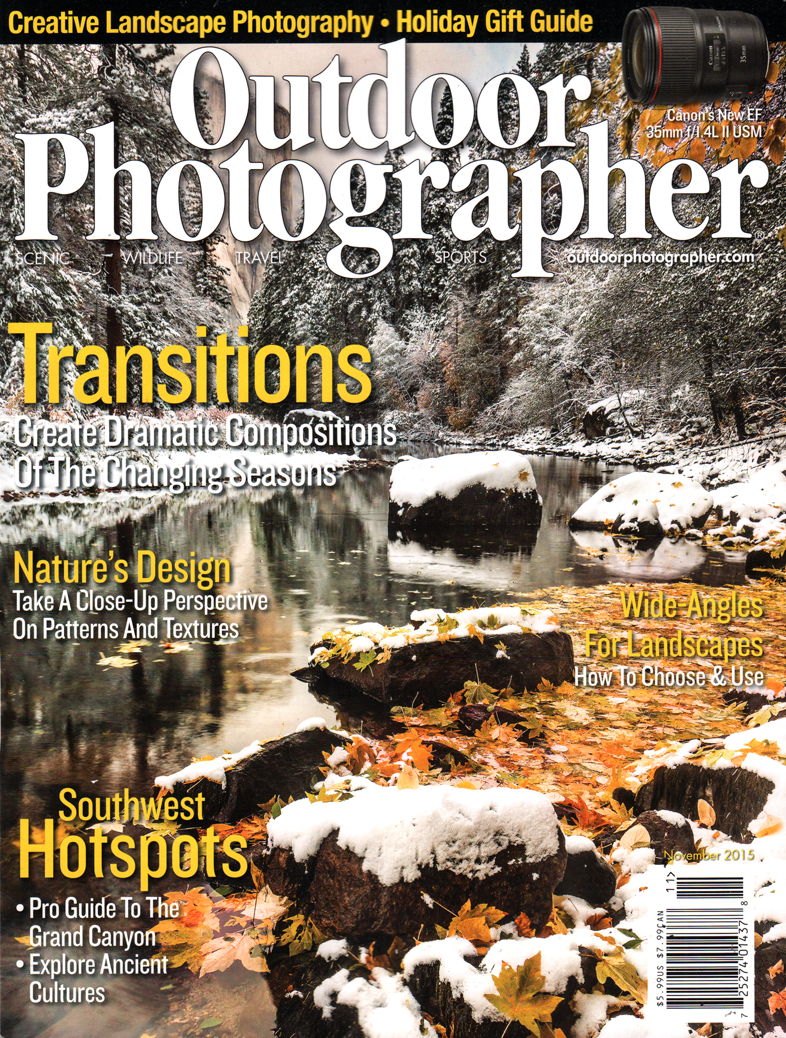 Outdoor-Photographer November 01, 2015 Issue Cover