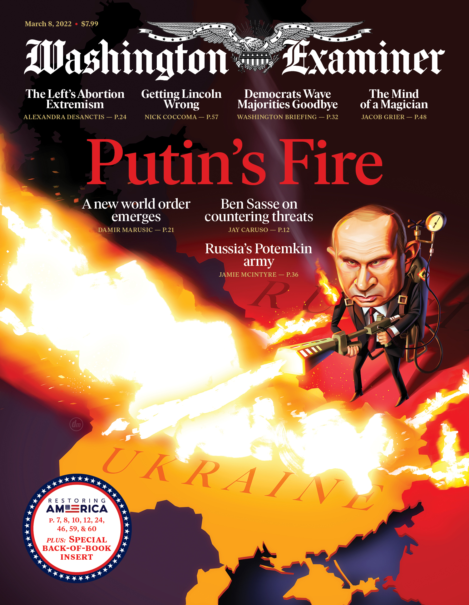 Washington-Examiner March 08, 2022 Issue Cover