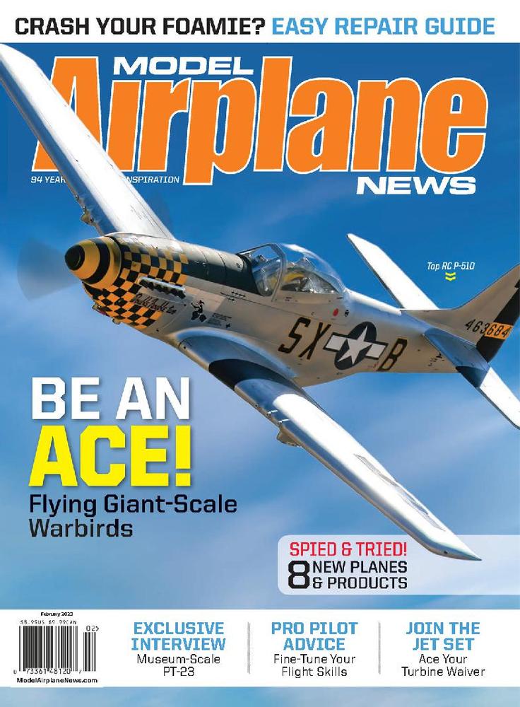 Model-Airplane-News February 01, 2023 Issue Cover