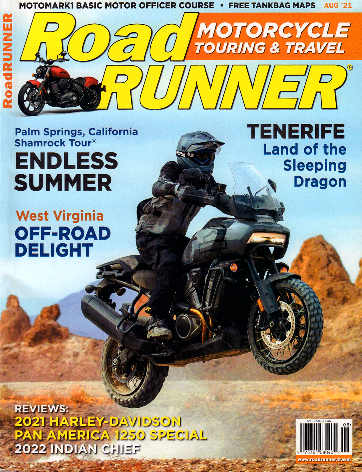 Road-RUNNER-Motorcycle-and-Touring August 01, 2021 Issue Cover