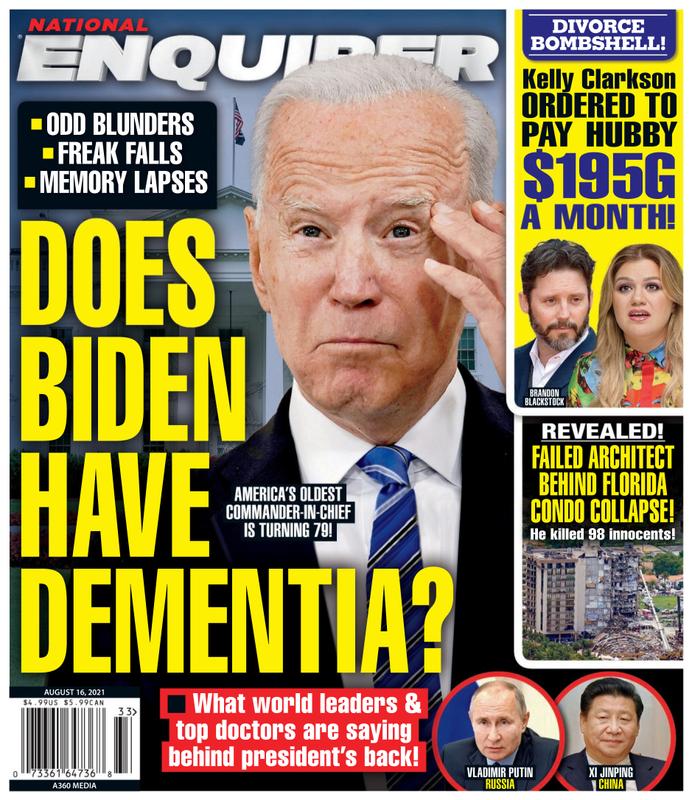 national-enquirer August 16, 2021 Issue Cover