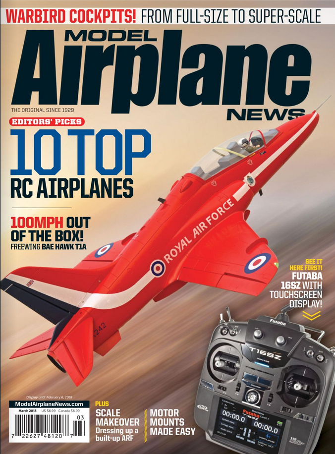 Model-Airplane-News March 01, 2018 Issue Cover