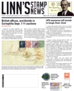 Linns-Stamp-News August 31, 2020 Issue Cover