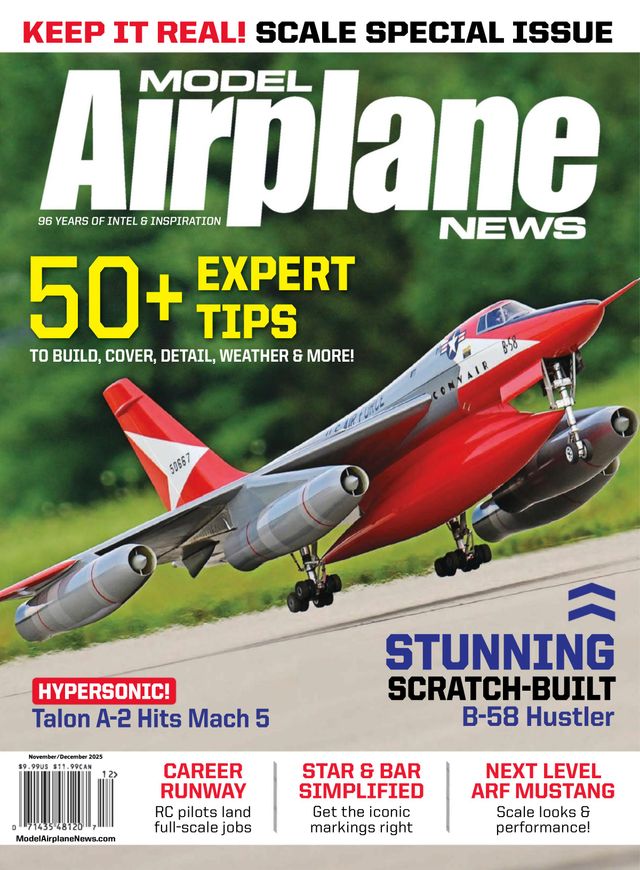 Model-Airplane-News November 01, 2025 Issue Cover