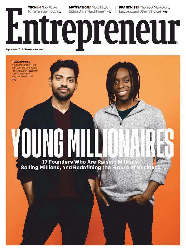 Entrepreneur September 01, 2020 Issue Cover