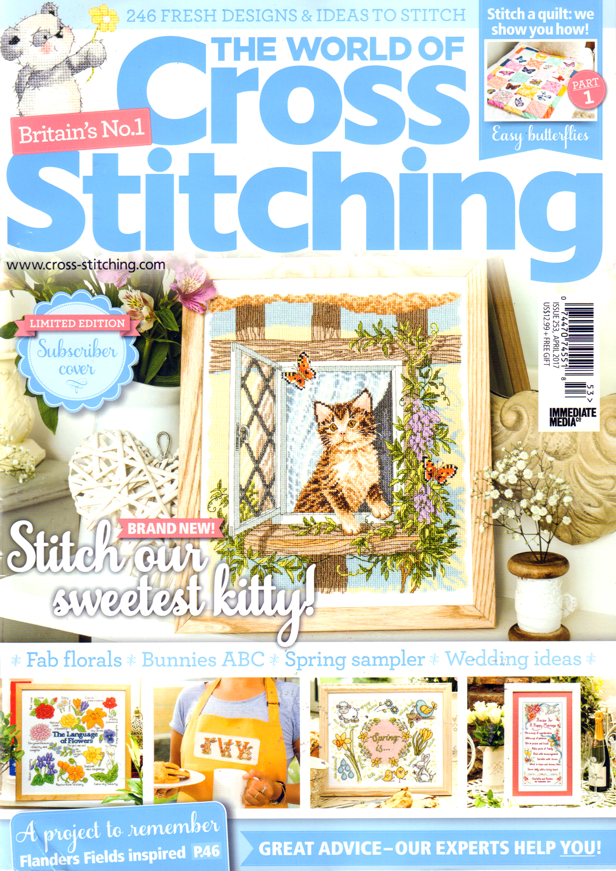 The-World-of-Cross-Stitching April 01, 2017 Issue Cover