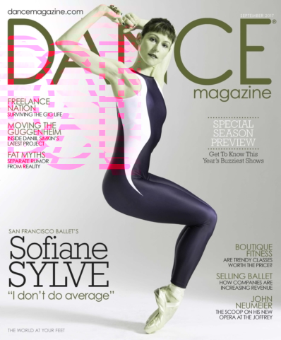 Dance Magazine September 01, 2017 Issue Cover