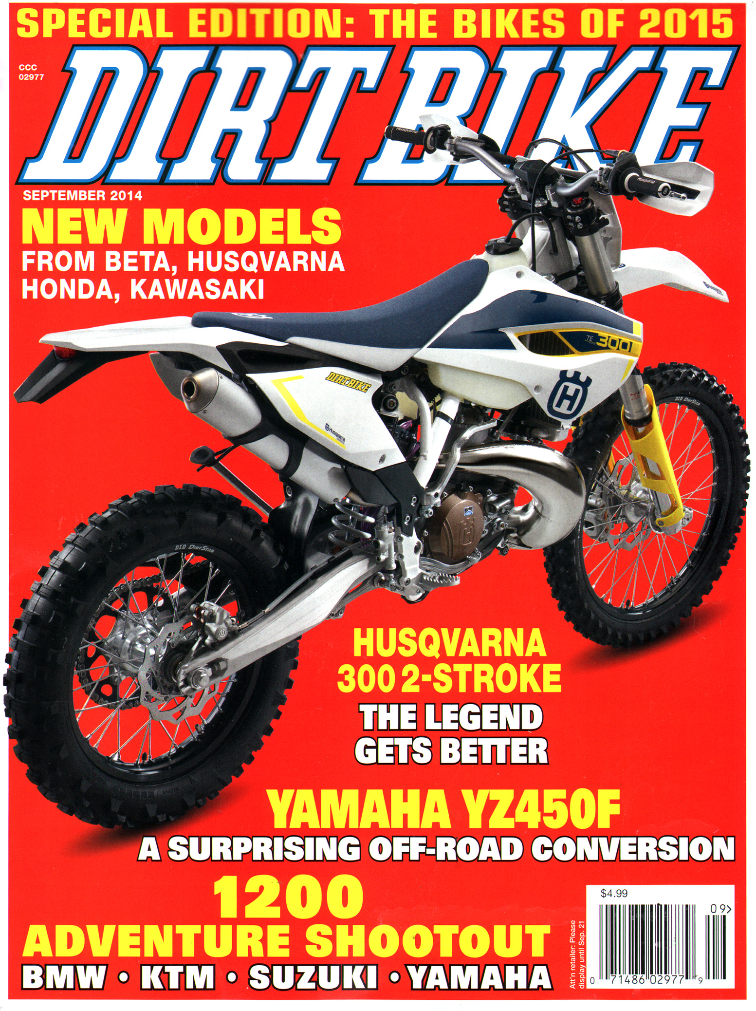 Dirt-Bike September 01, 2014 Issue Cover