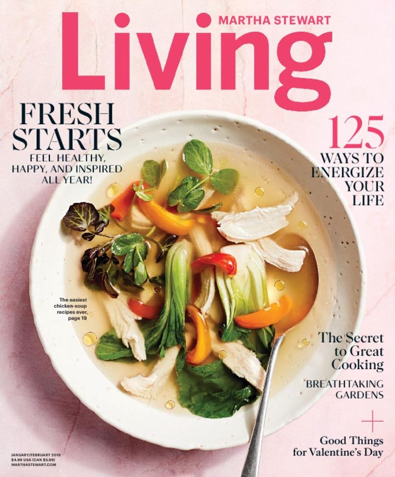 Martha-Stewart-Living January 01, 2018 Issue Cover
