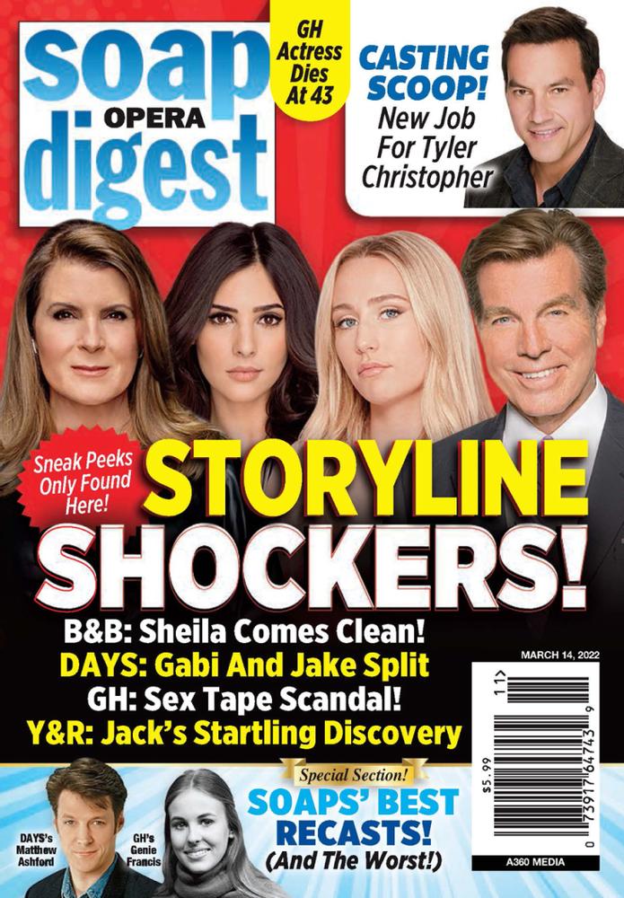 Soap-Opera-Digest March 14, 2022 Issue Cover