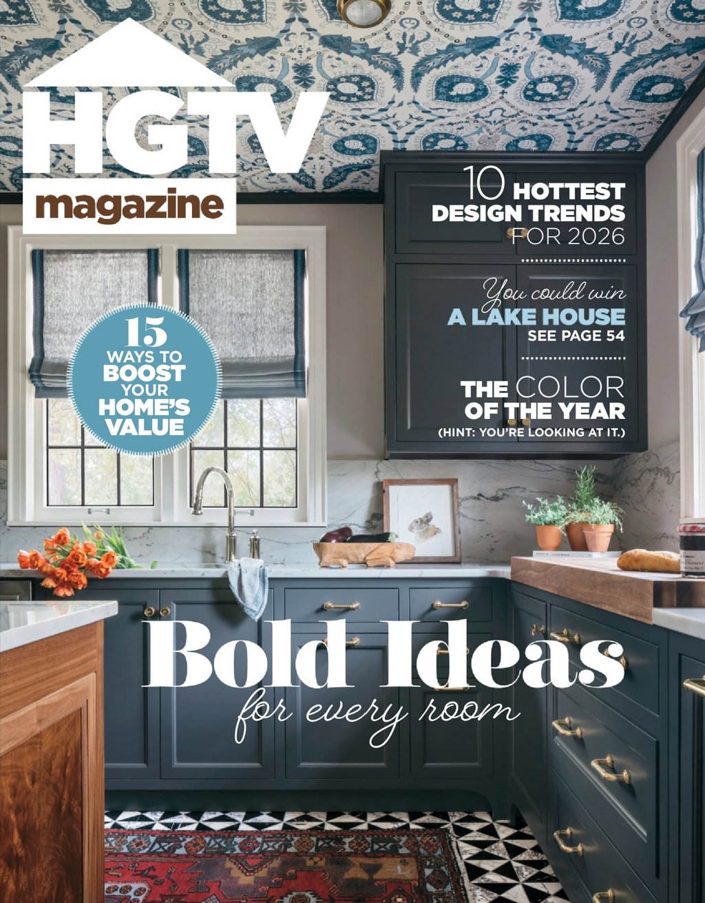 HGTV January 01, 2026 Issue Cover