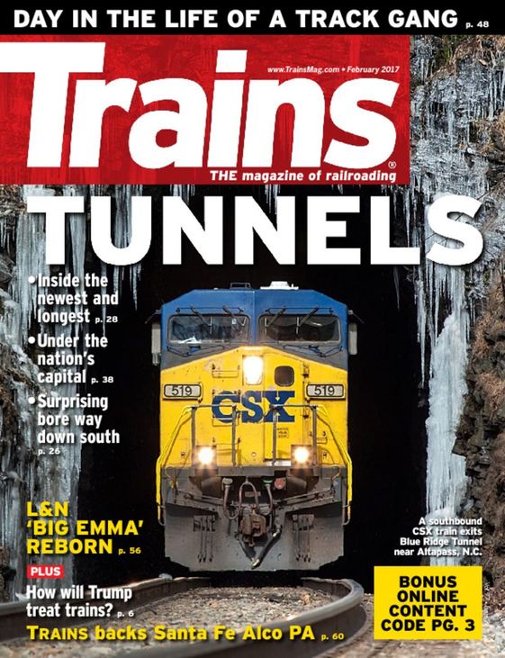 Trains February 01, 2017 Issue Cover