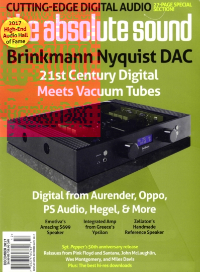The Absolute Sound December 01, 2017 Issue Cover