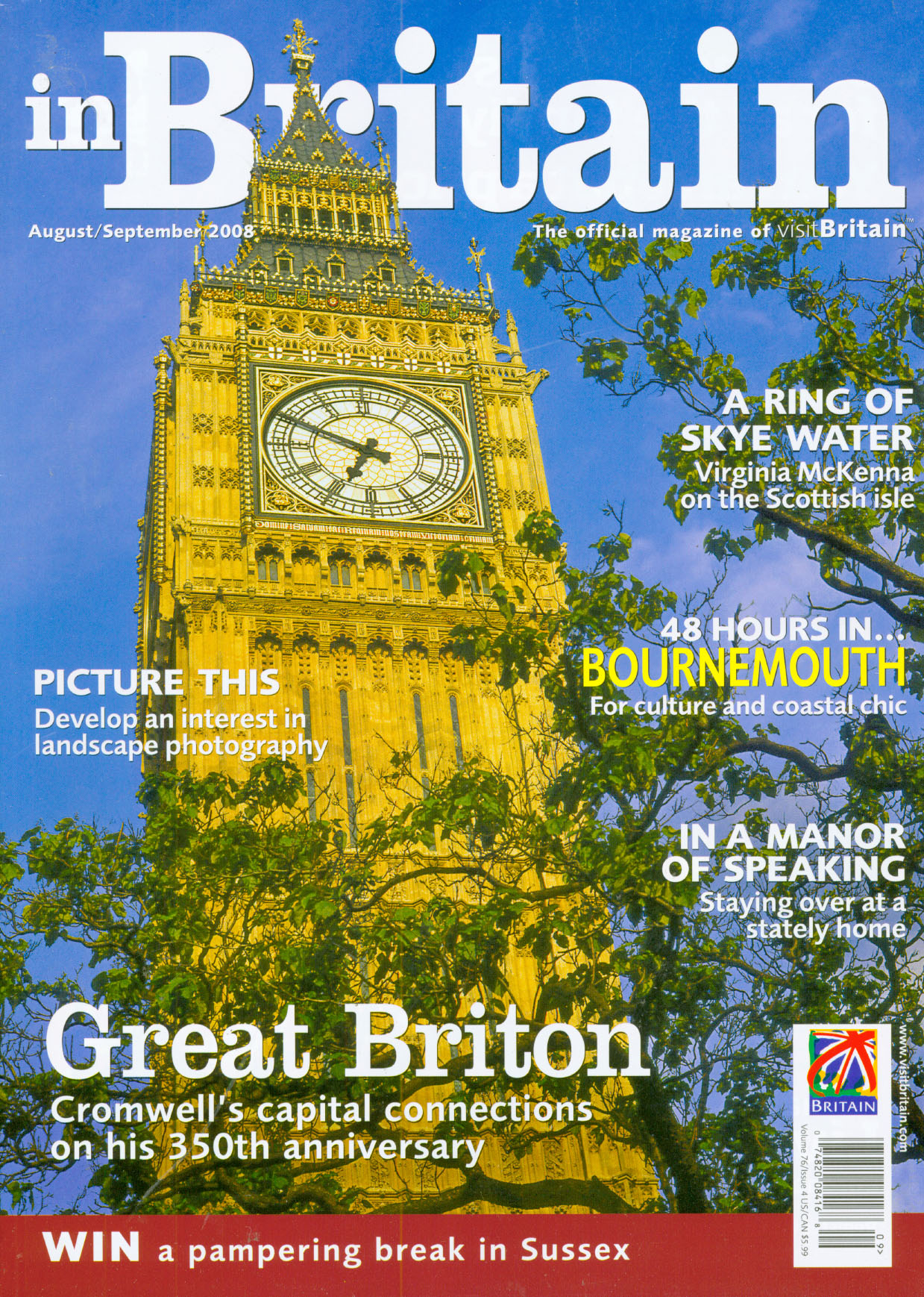 Britain September 01, 2008 Issue Cover