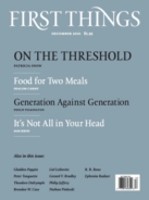 First-Things December 01, 2021 Issue Cover