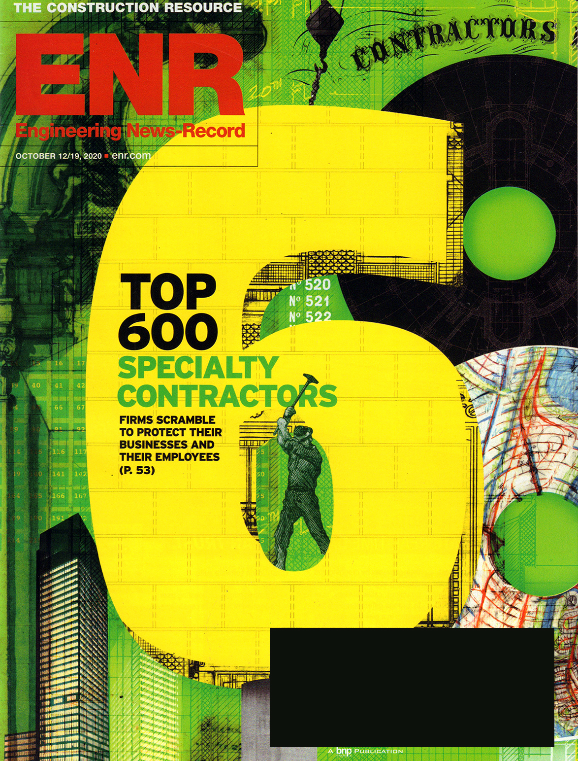 Engineering-News-Record October 12, 2020 Issue Cover