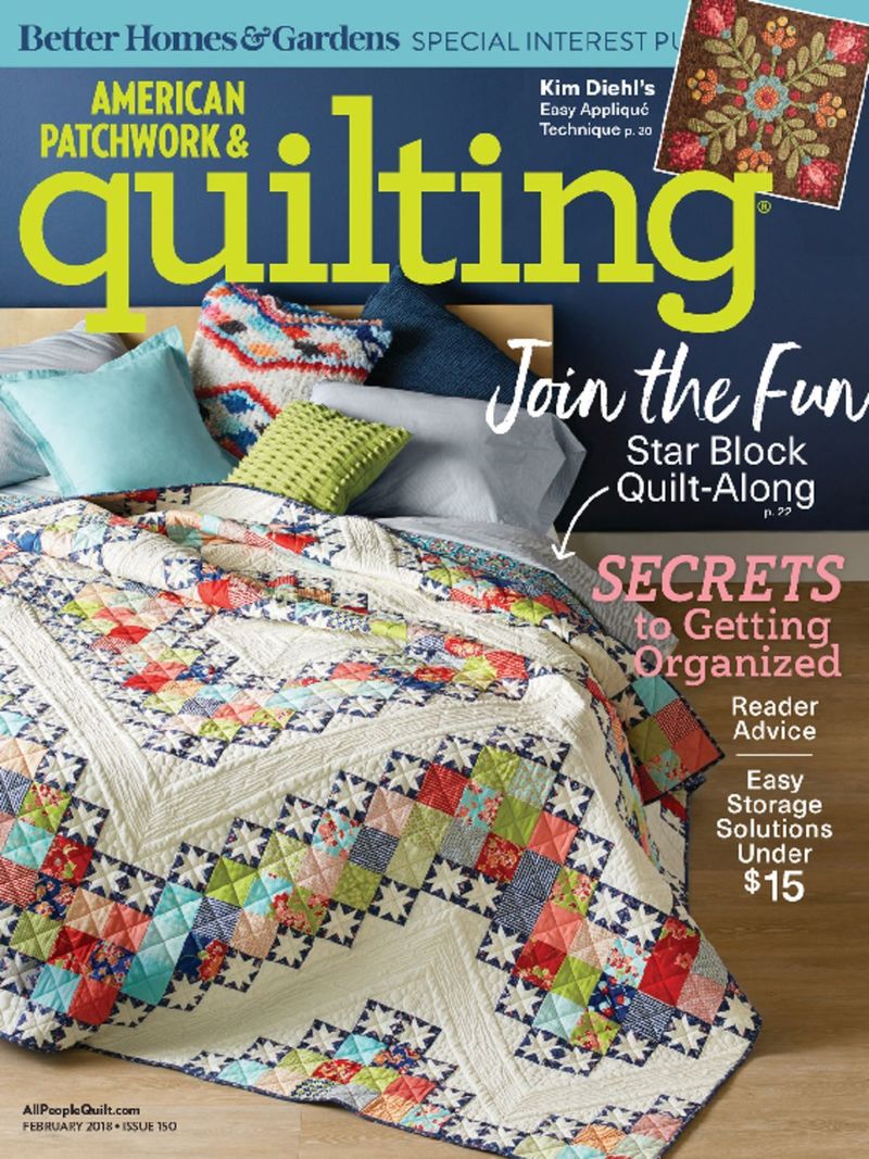 american-patchwork-and-quilting February 01, 2018 Issue Cover